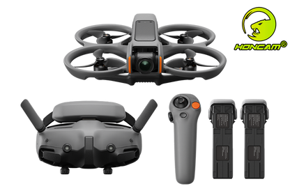 HONCAM Avata 2 Fly More Combo FPV Drone - Includes 3 Batteries, Goggles 3, RC Motion 3