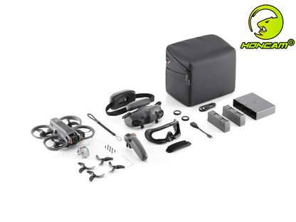 HONCAM Avata 2 Fly More Combo FPV Drone - Includes 3 Batteries, Goggles 3, RC Motion 3